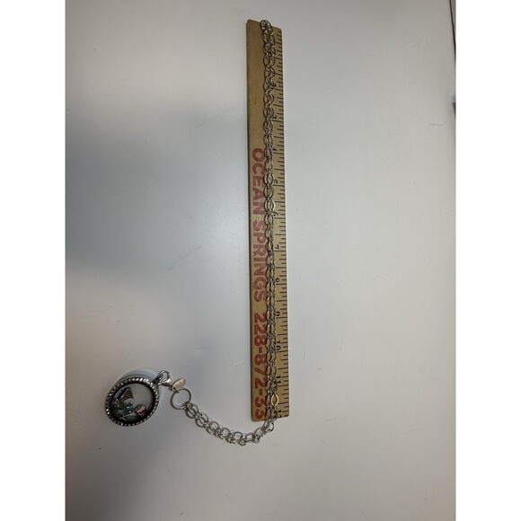 Origami Owl Summer Beach Time Charm Locket Long Necklace - Picture 5 of 5